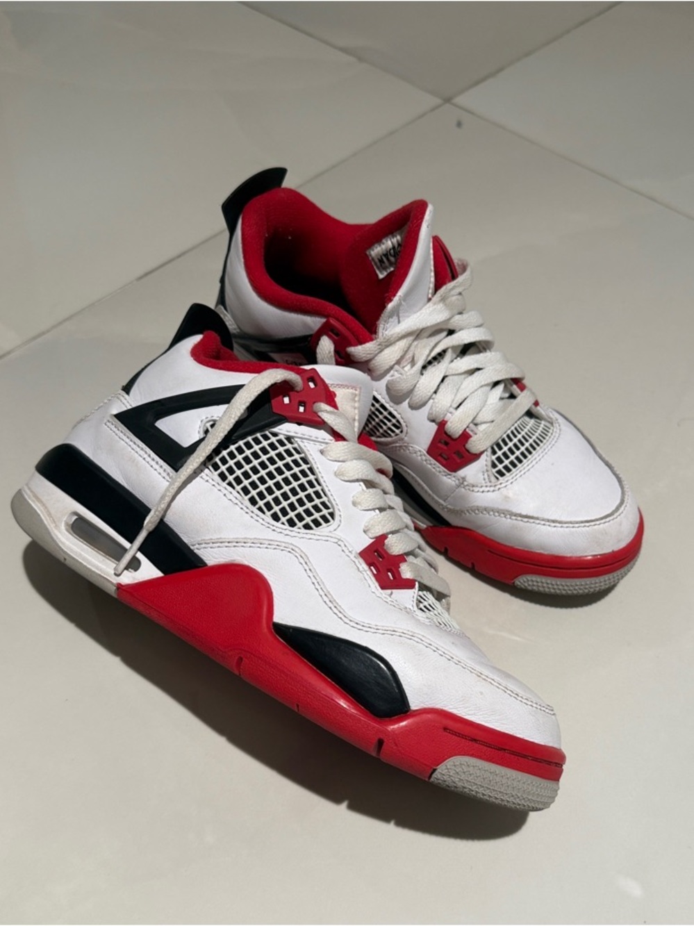 Air Jordan 4 Retro "Fire Red" sneakers